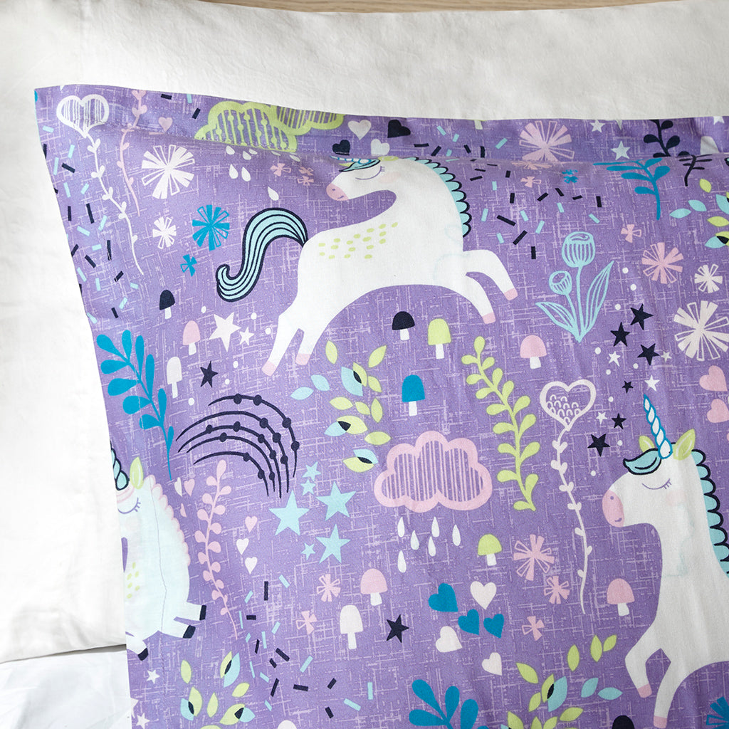 Lola Unicorn Cotton Comforter Set