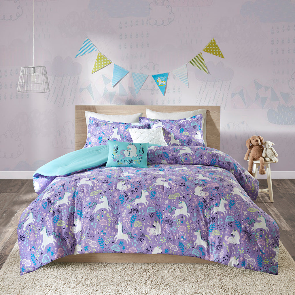 Lola Unicorn Cotton Comforter Set