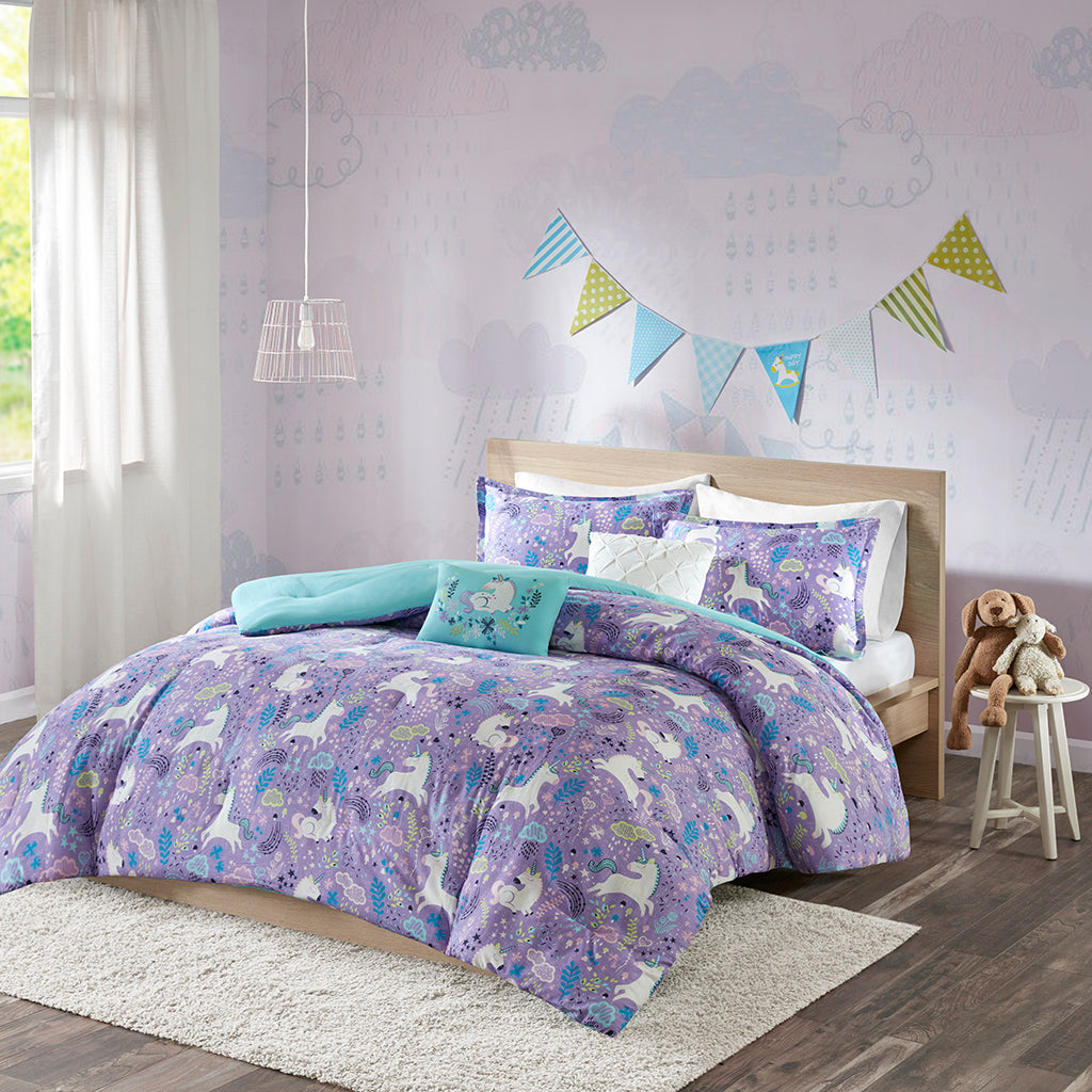 Lola Unicorn Cotton Comforter Set