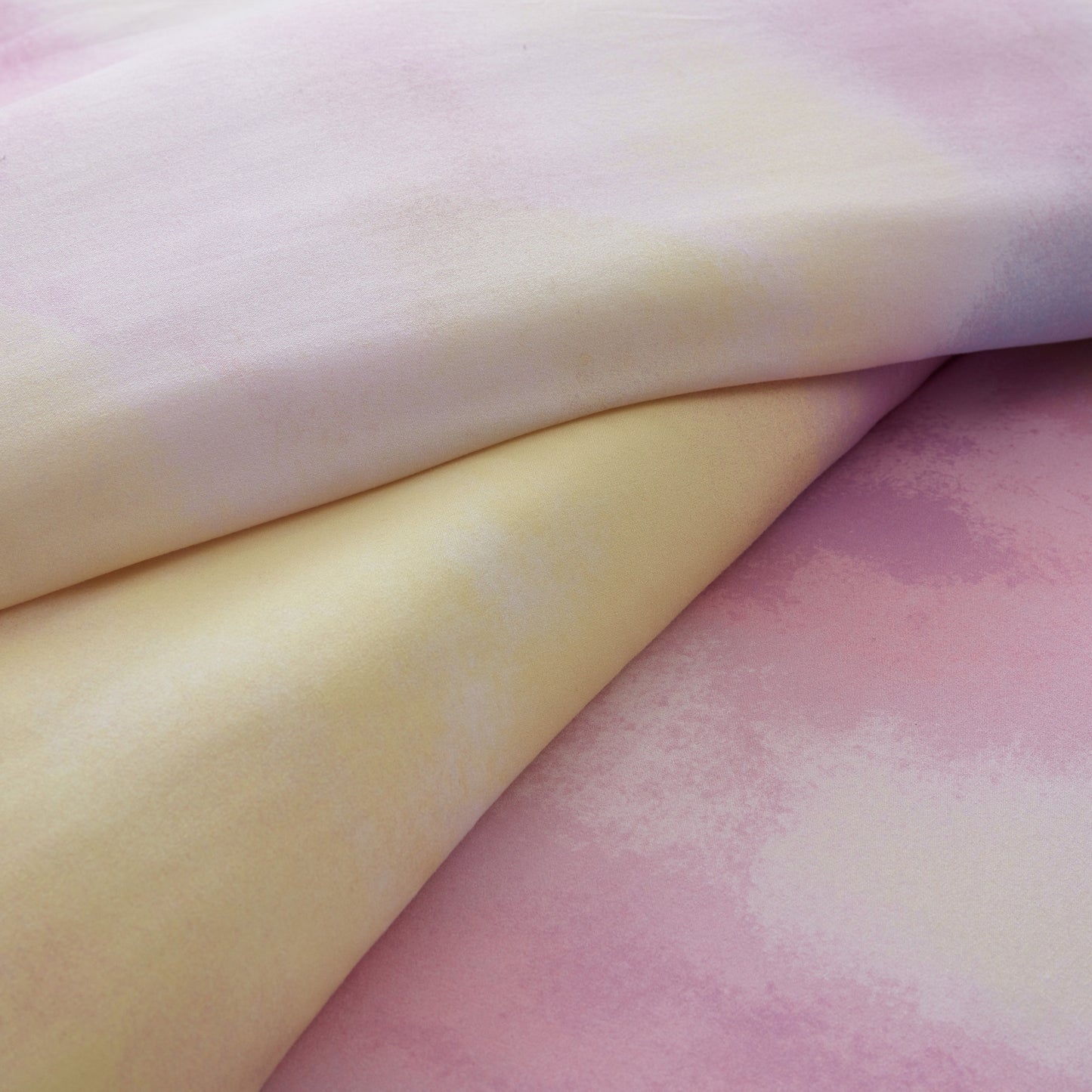 Cassiopeia Watercolor Tie Dye Printed Comforter Set with Throw Pillow