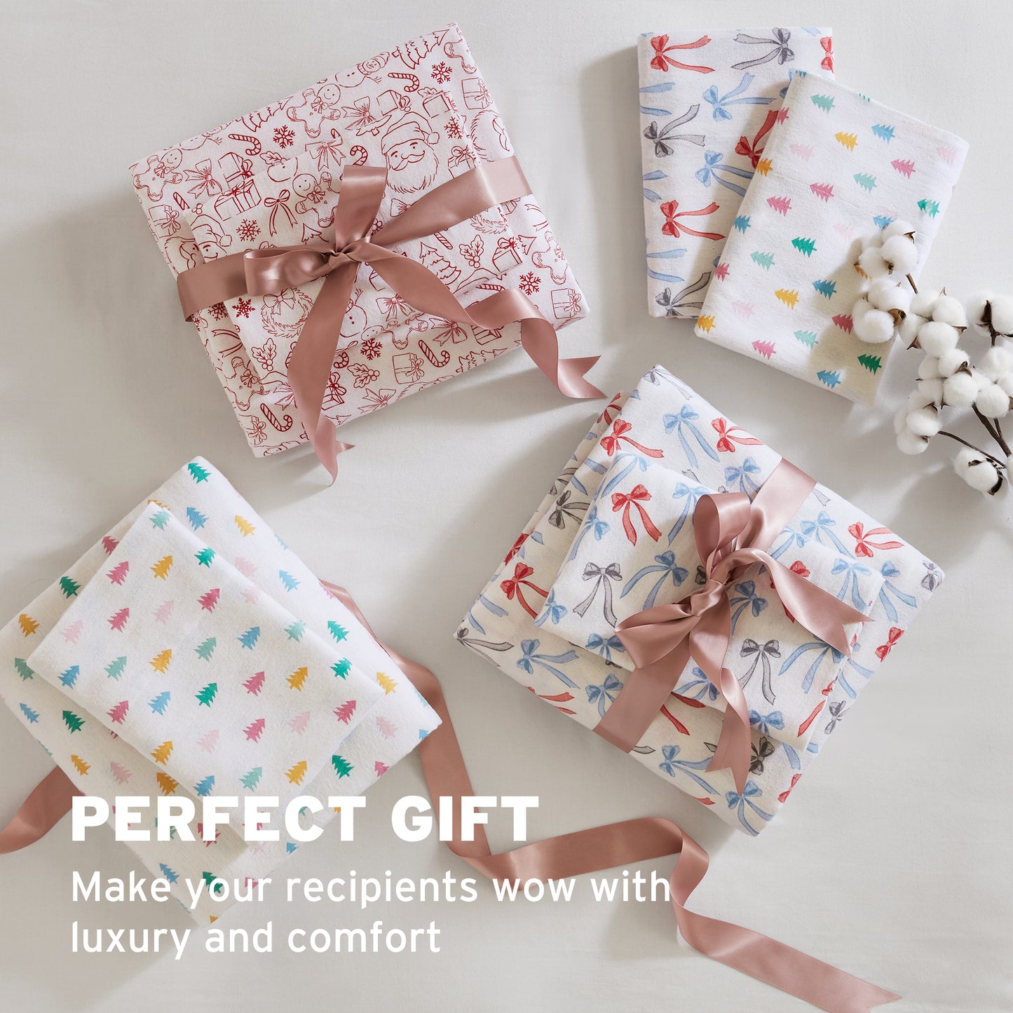 Cozy Soft 100% Cotton Flannel Pigment Printed Sheet Set