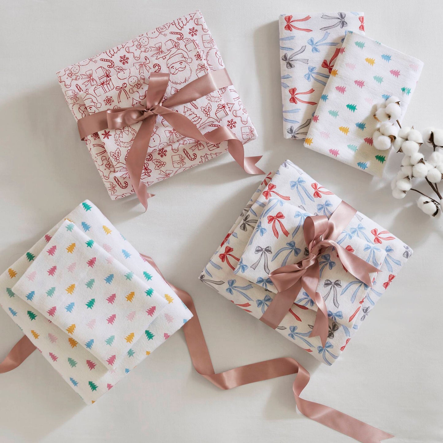 Cozy Soft 100% Cotton Flannel Pigment Printed Sheet Set