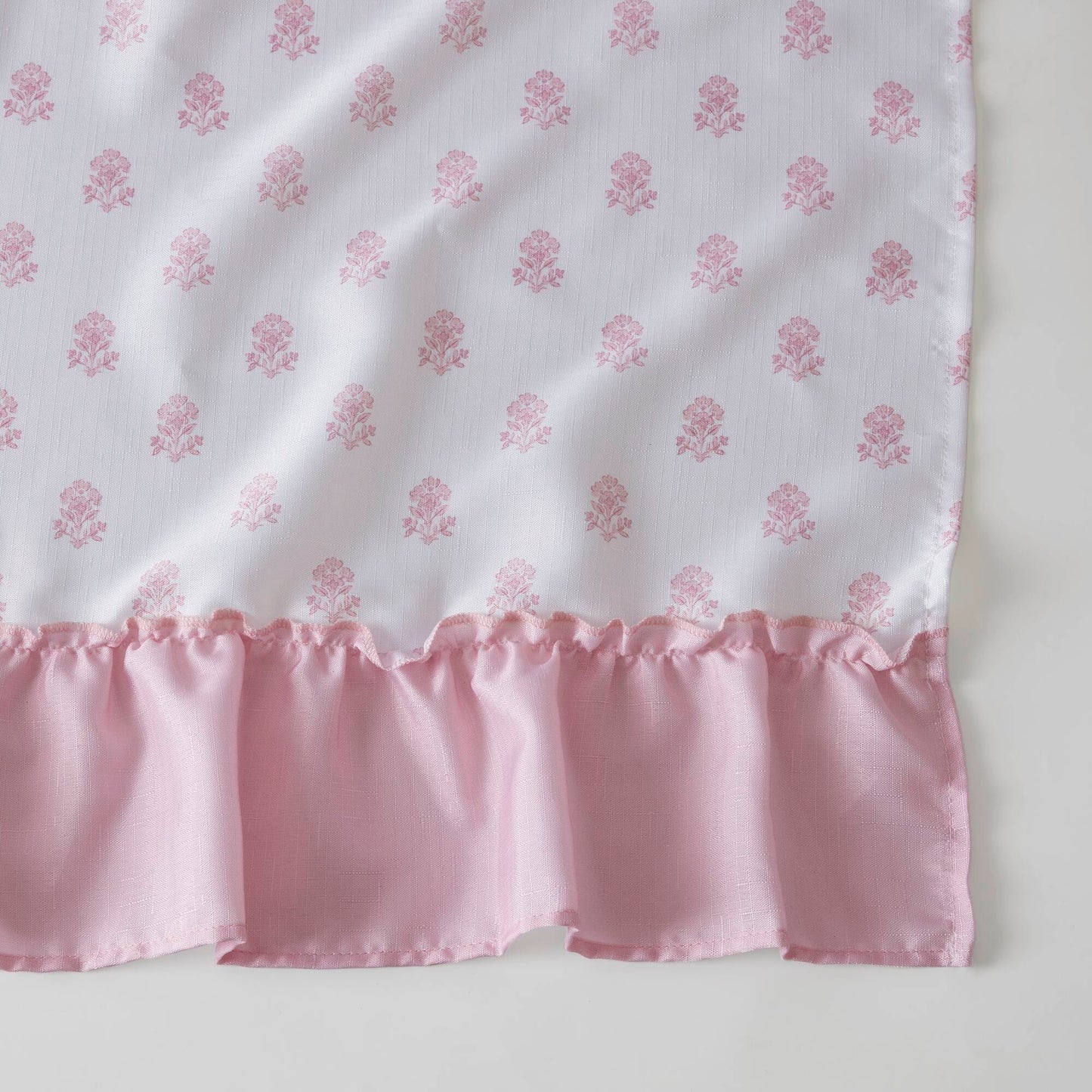 Savanna Floral Ruffle Shower Curtain Set