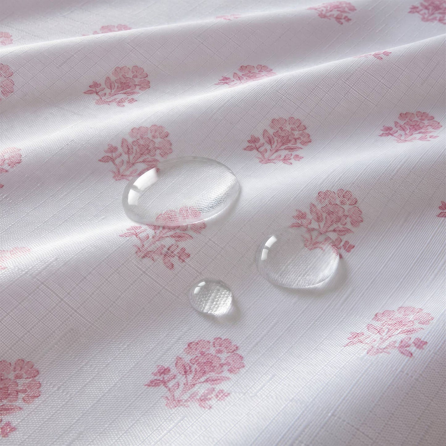 Savanna Floral Ruffle Shower Curtain Set