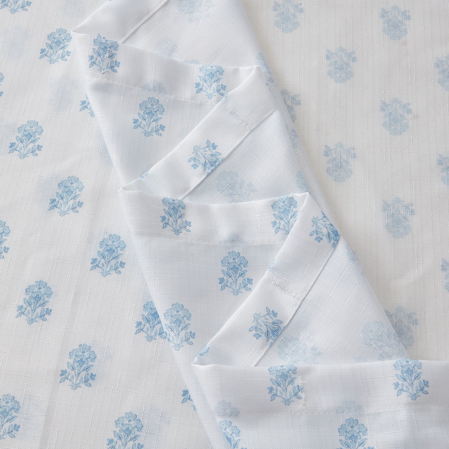 Savanna Floral Ruffle Shower Curtain Set