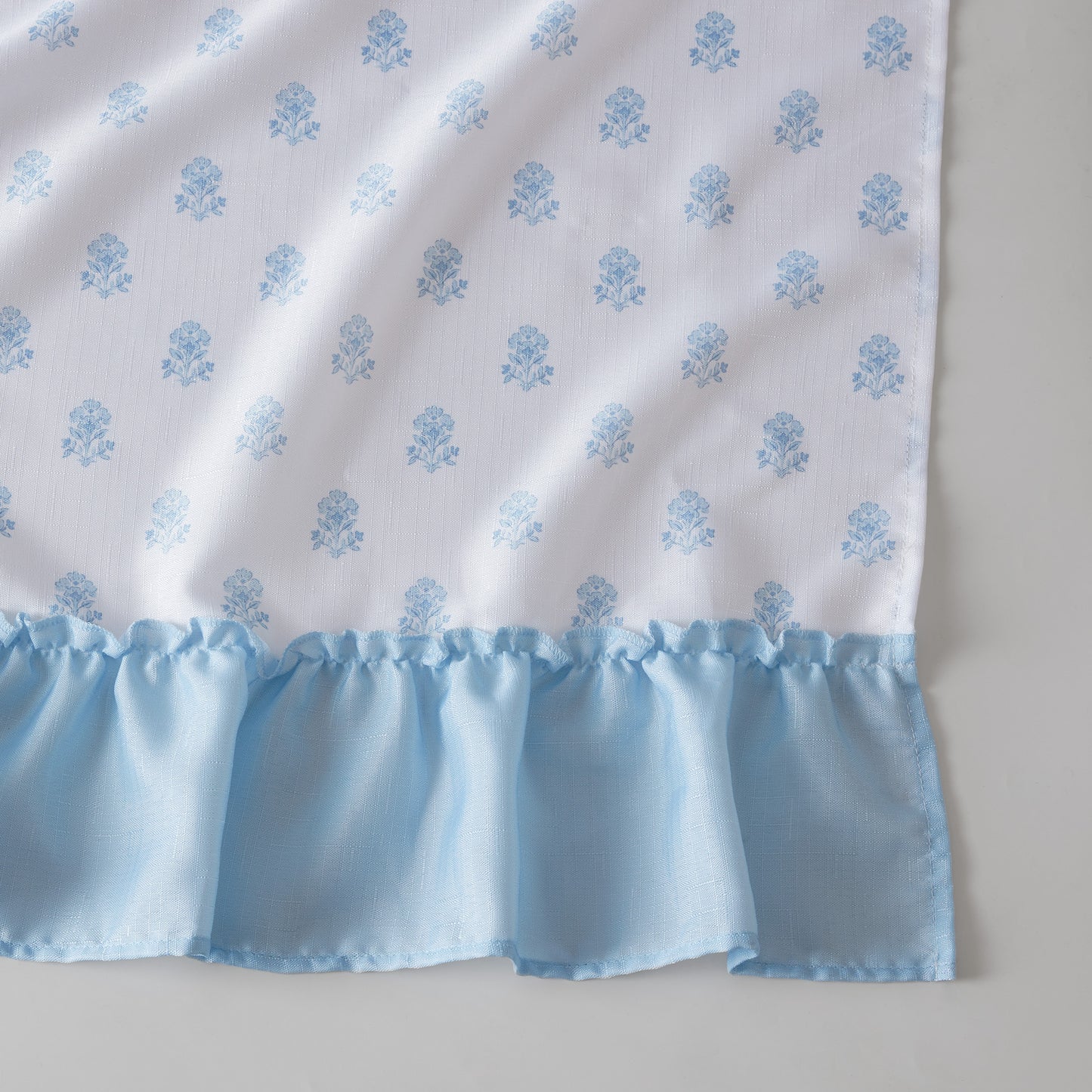 Savanna Floral Ruffle Shower Curtain Set