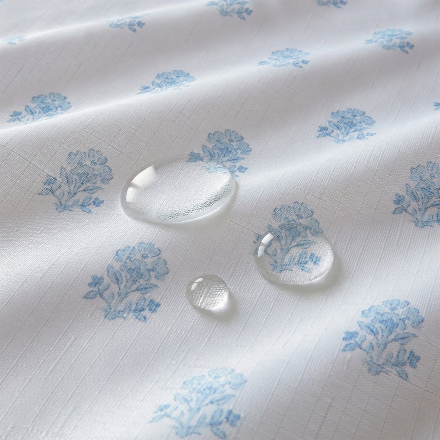 Savanna Floral Ruffle Shower Curtain Set