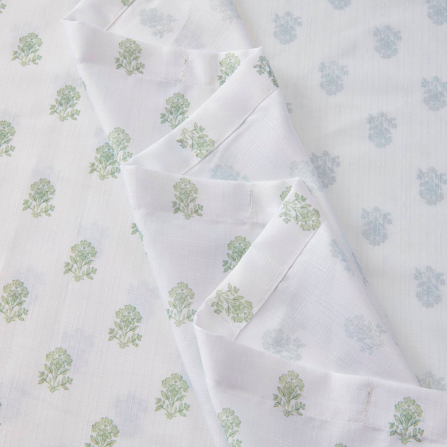 Savanna Floral Ruffle Shower Curtain Set