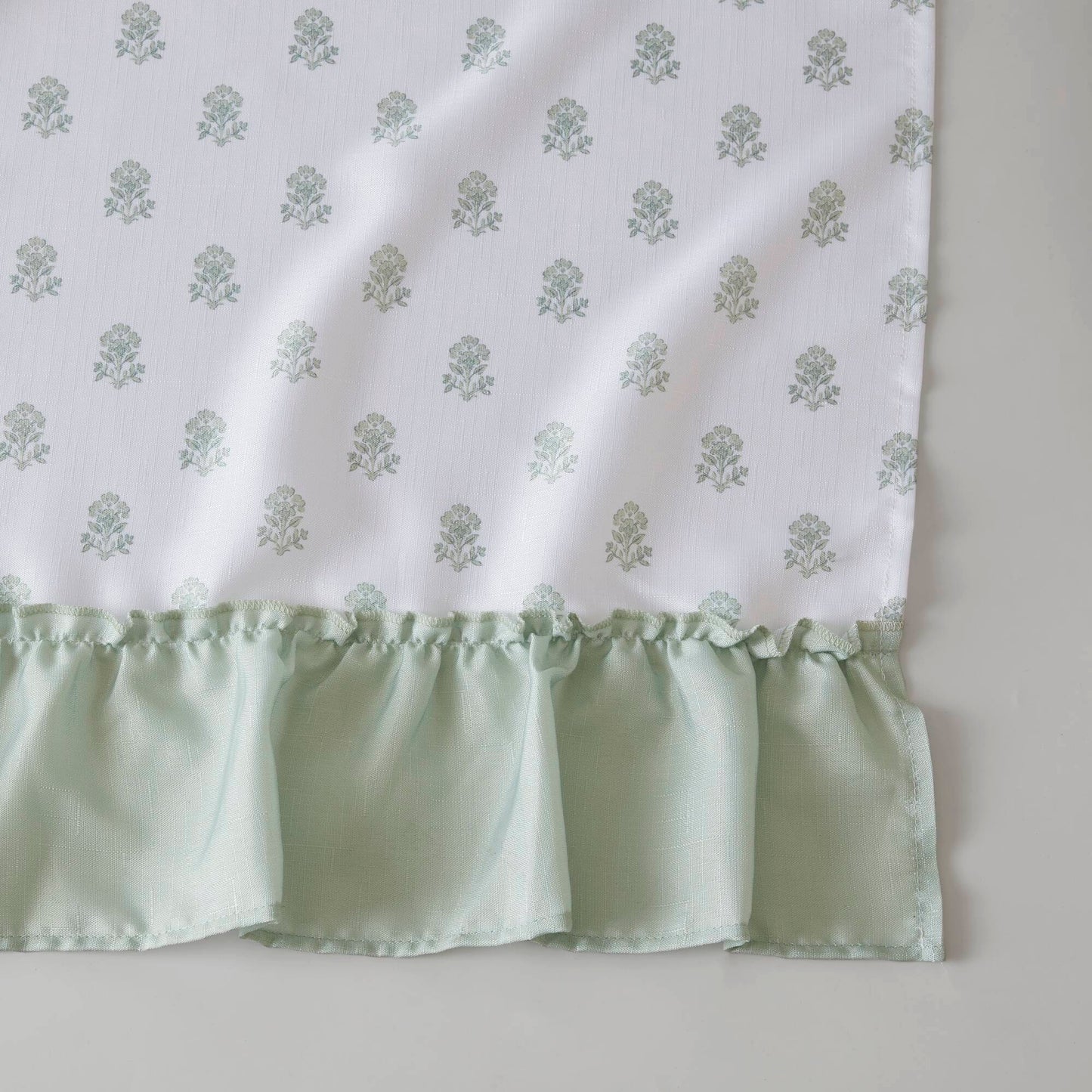 Savanna Floral Ruffle Shower Curtain Set