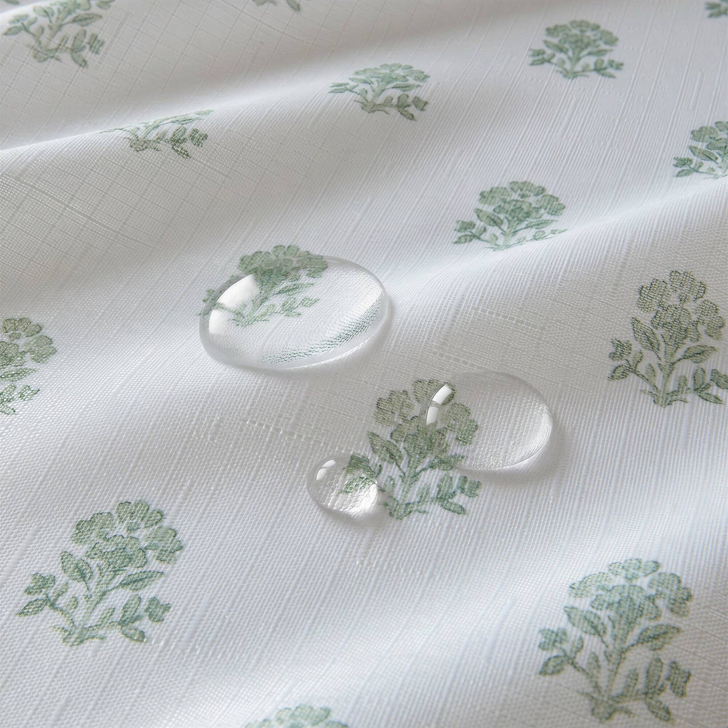 Savanna Floral Ruffle Shower Curtain Set