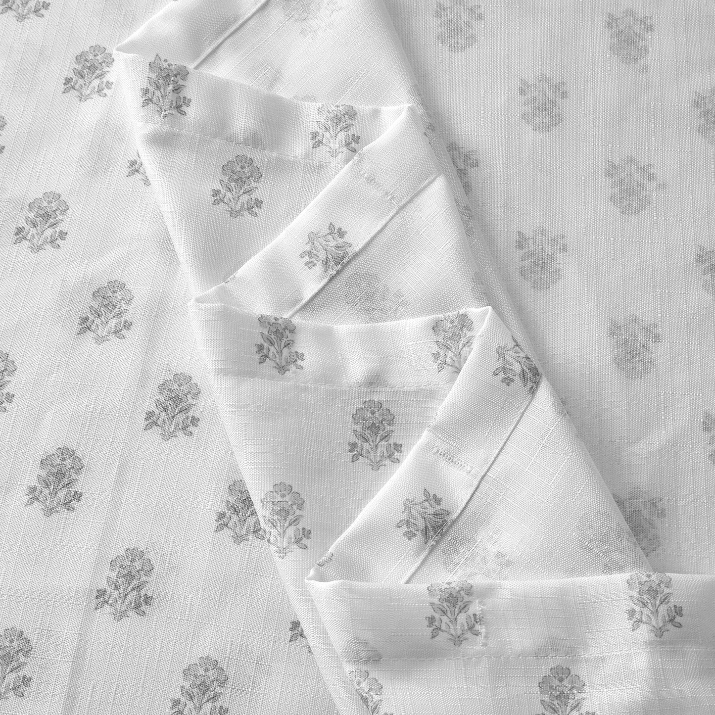 Savanna Floral Ruffle Shower Curtain Set