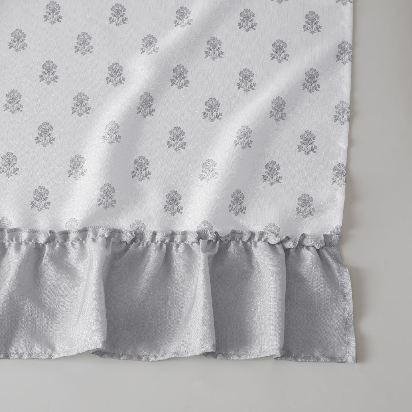 Savanna Floral Ruffle Shower Curtain Set