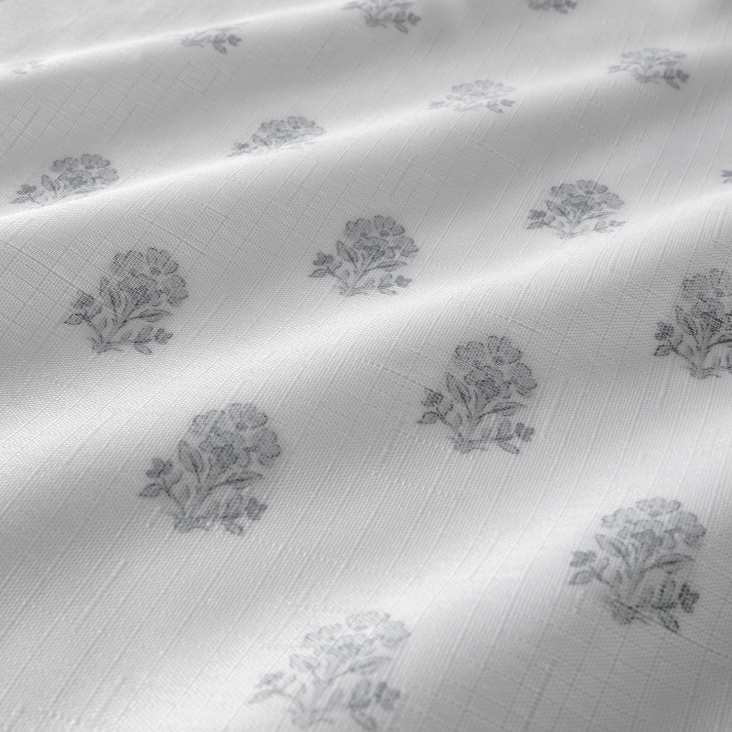 Savanna Floral Ruffle Shower Curtain Set