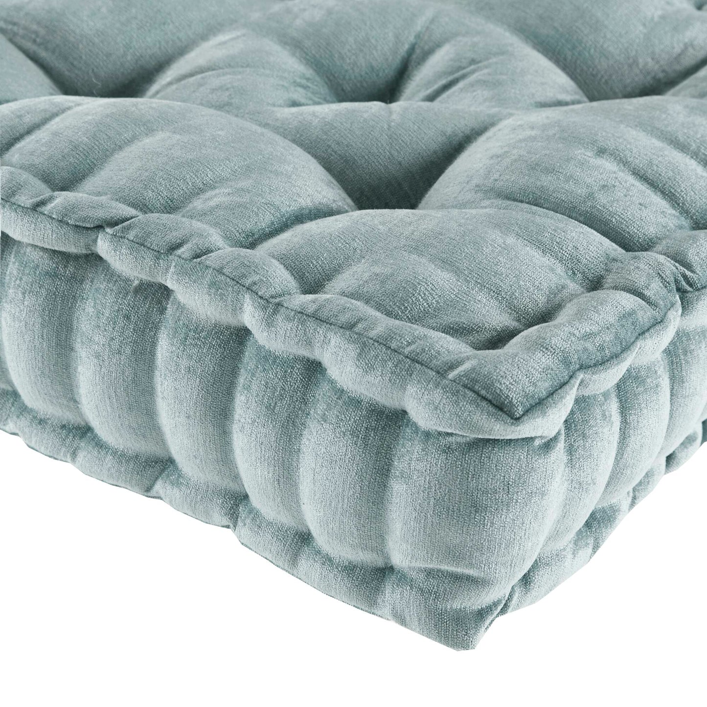 Azza Poly Chenille Square Floor Pillow Cushion