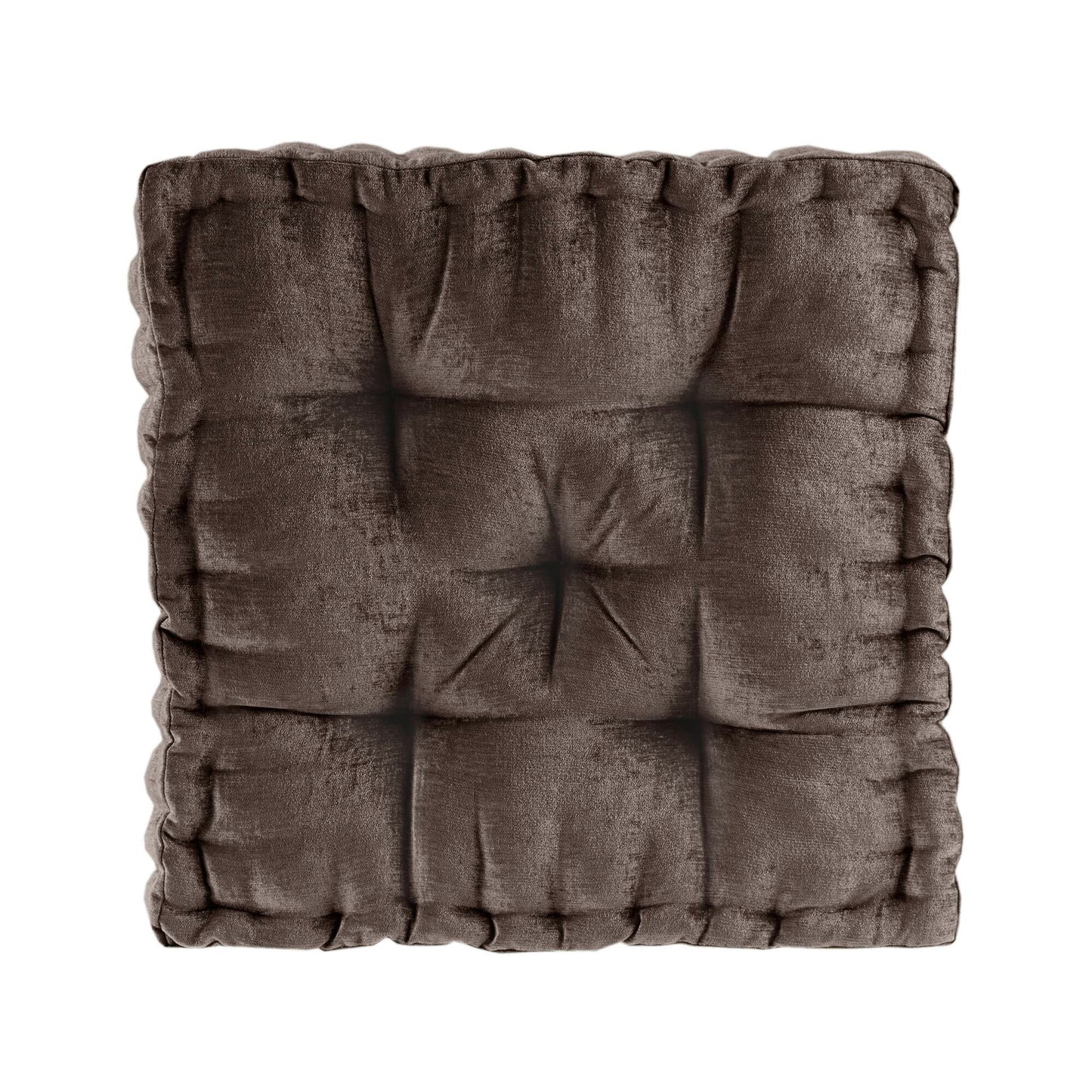 Azza Poly Chenille Square Floor Pillow Cushion