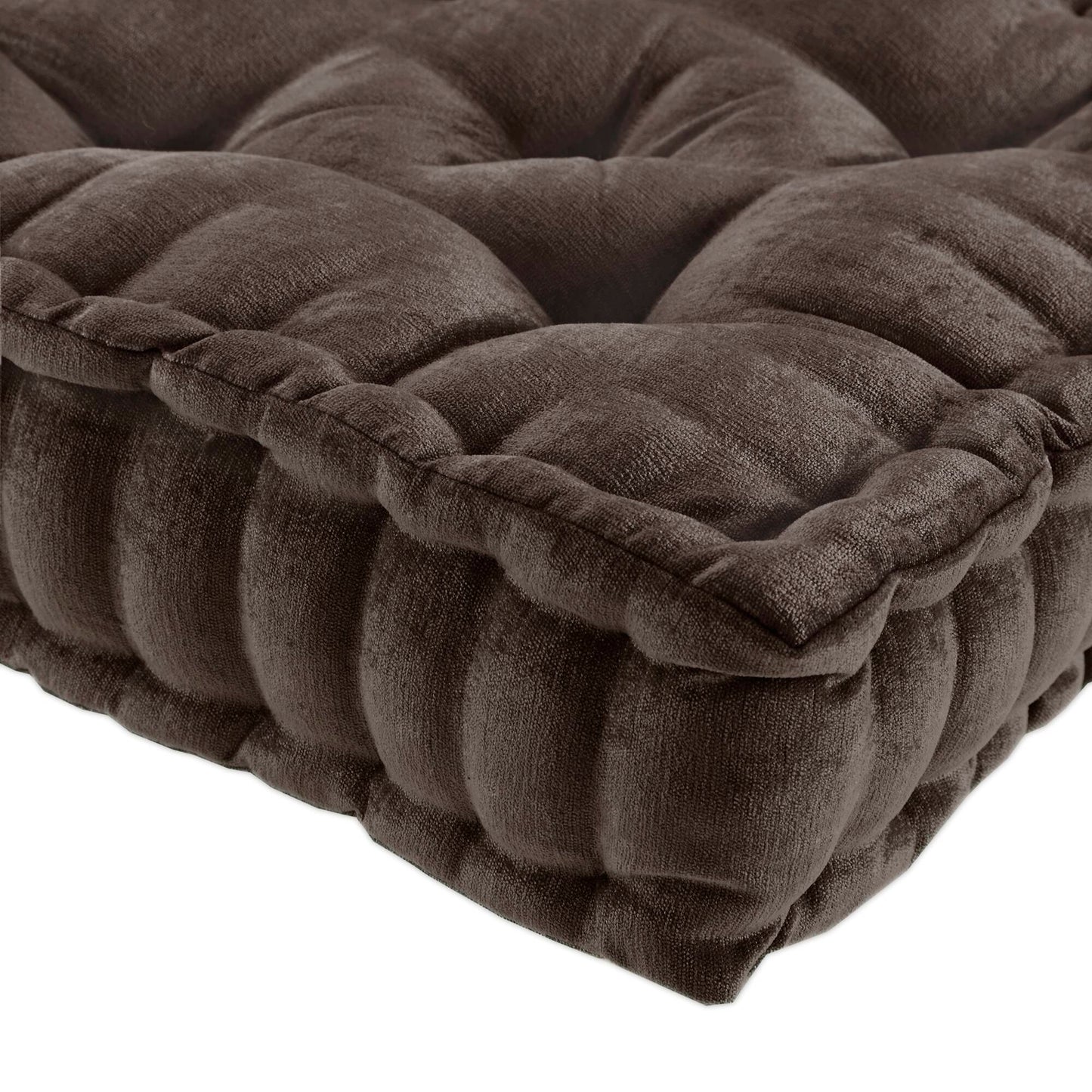 Azza Poly Chenille Square Floor Pillow Cushion