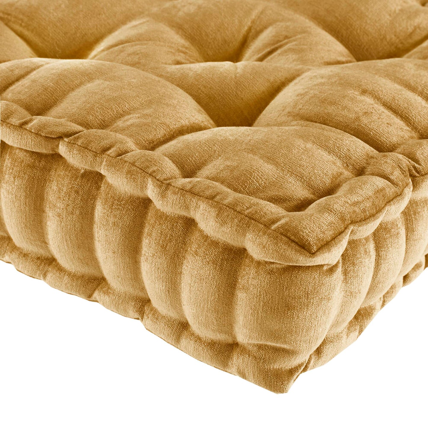 Azza Poly Chenille Square Floor Pillow Cushion