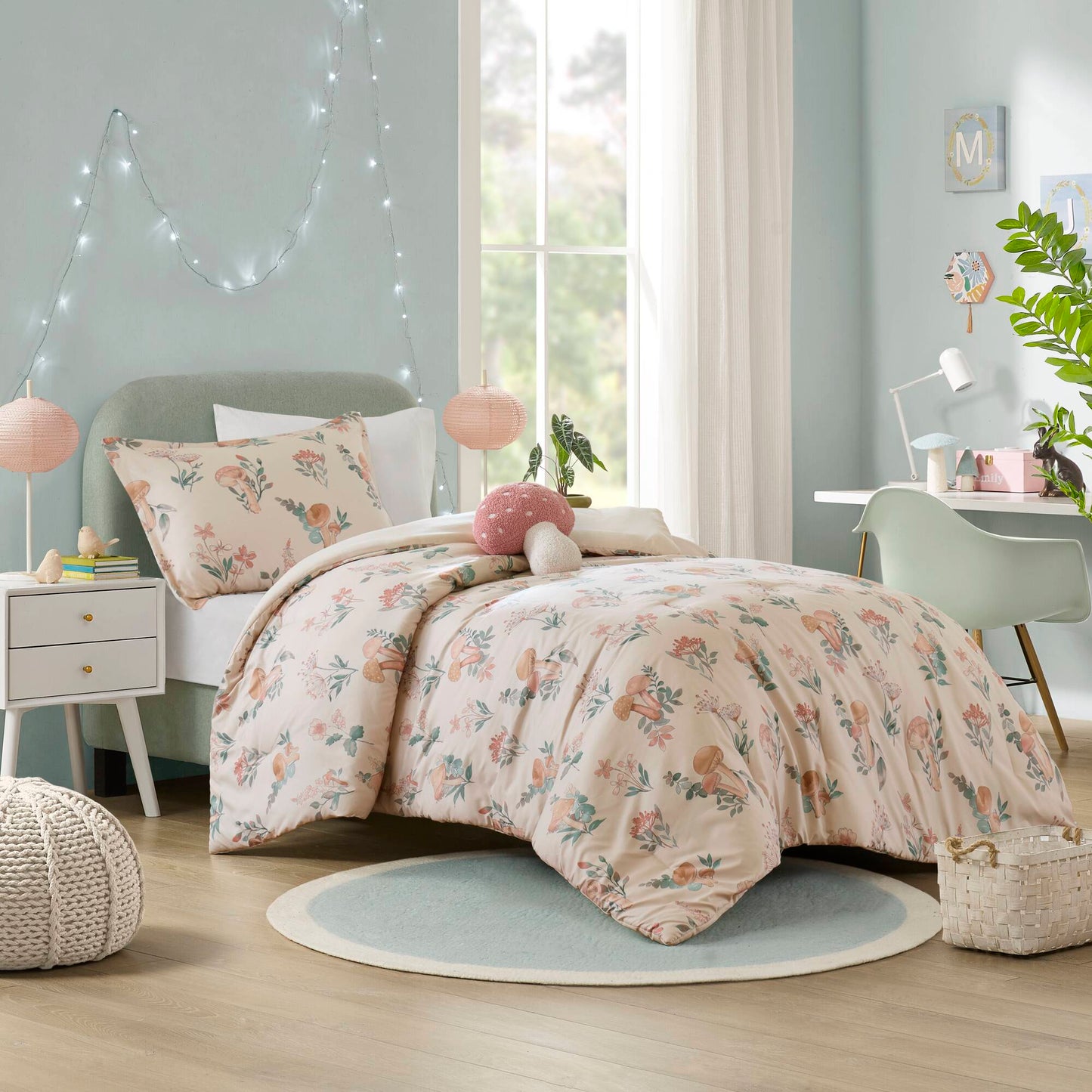 Gwen Mushroom Garden Comforter Set