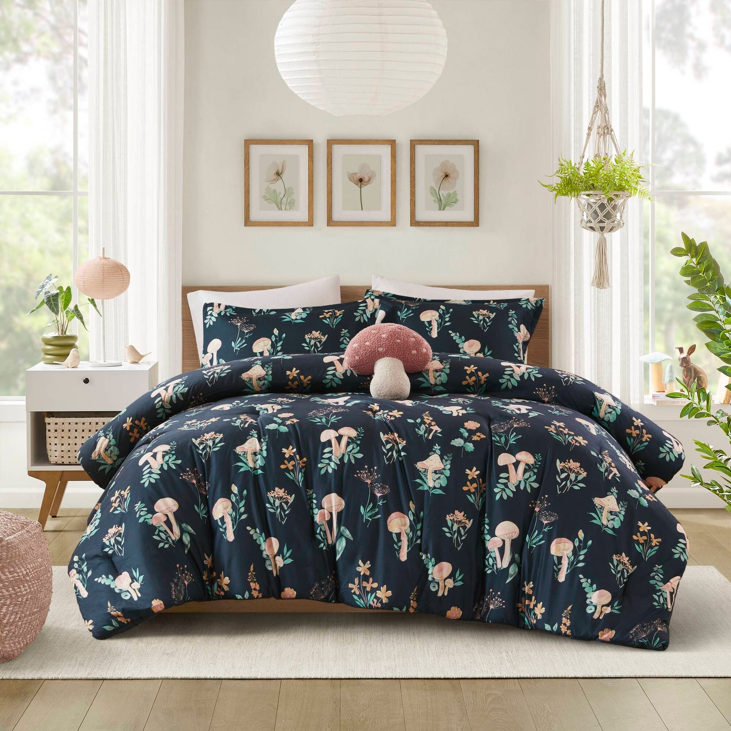 Gwen Mushroom Garden Comforter Set