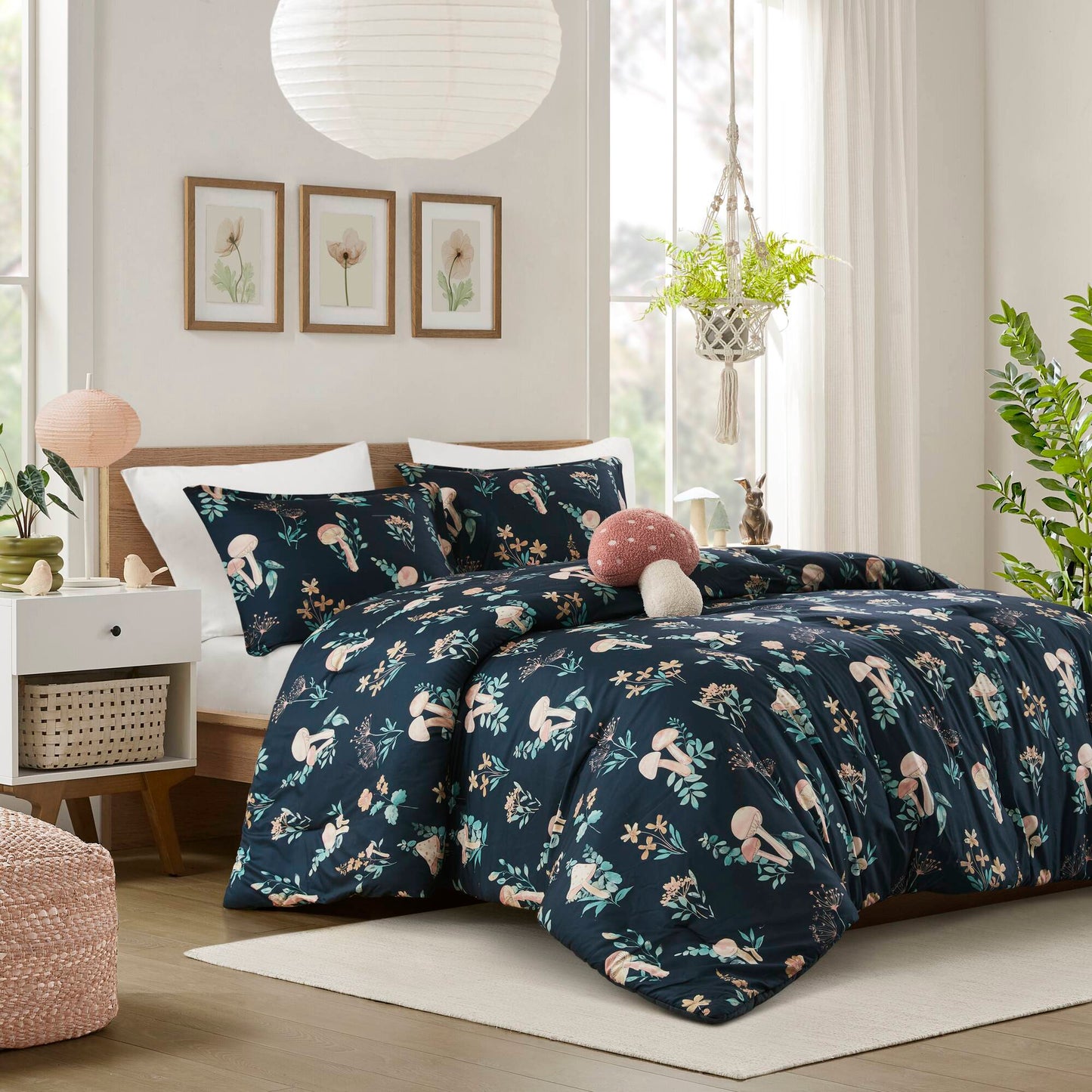 Gwen Mushroom Garden Comforter Set