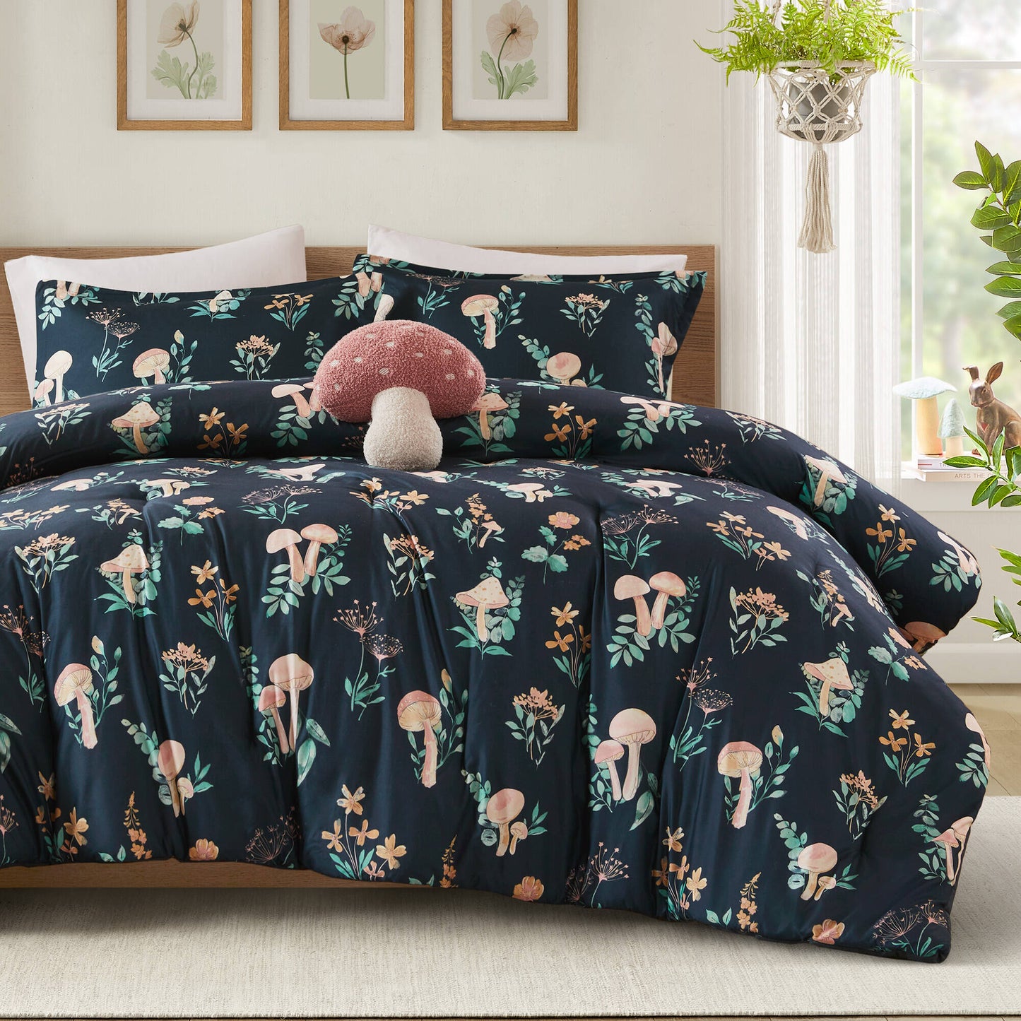 Gwen Mushroom Garden Comforter Set