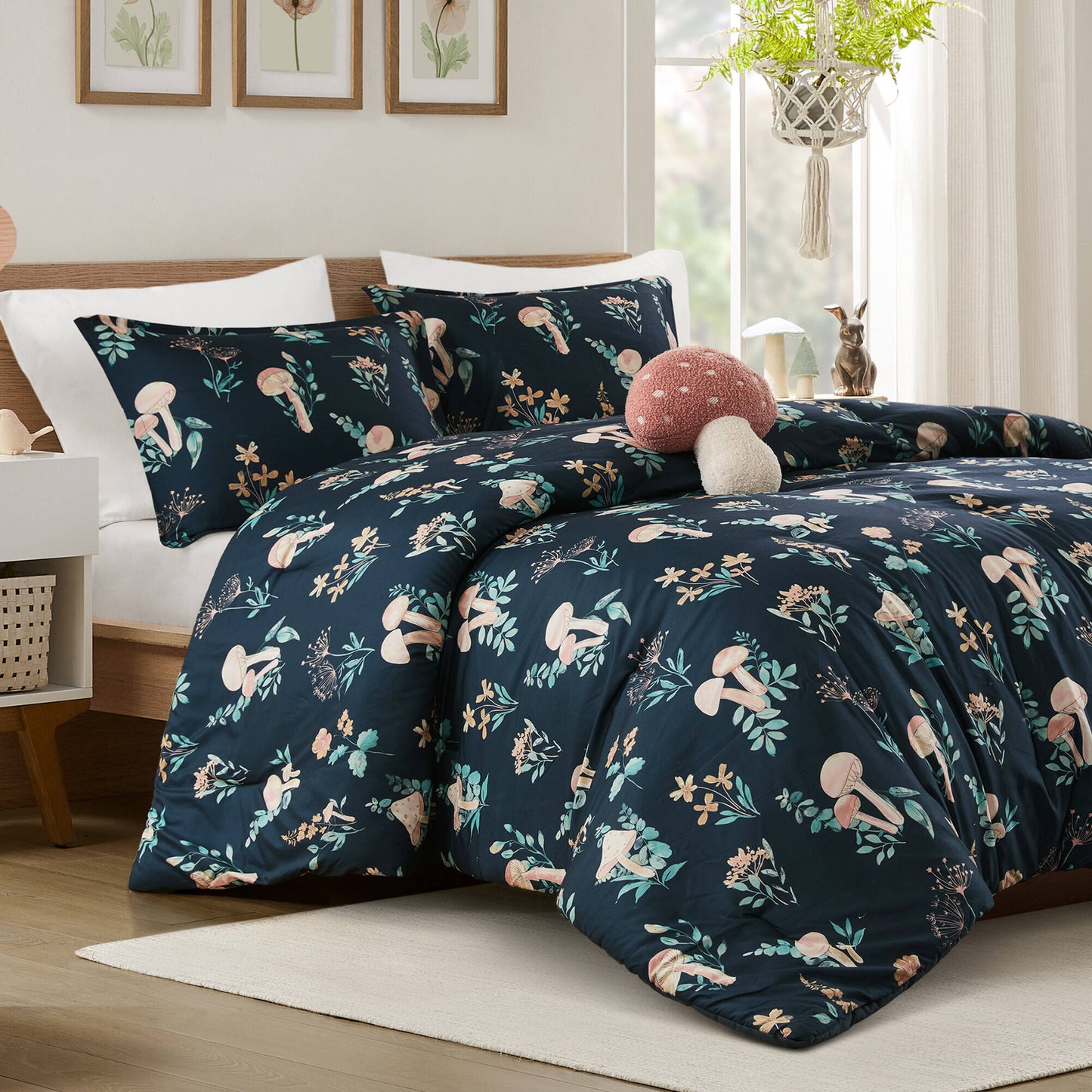 Gwen Mushroom Garden Comforter Set
