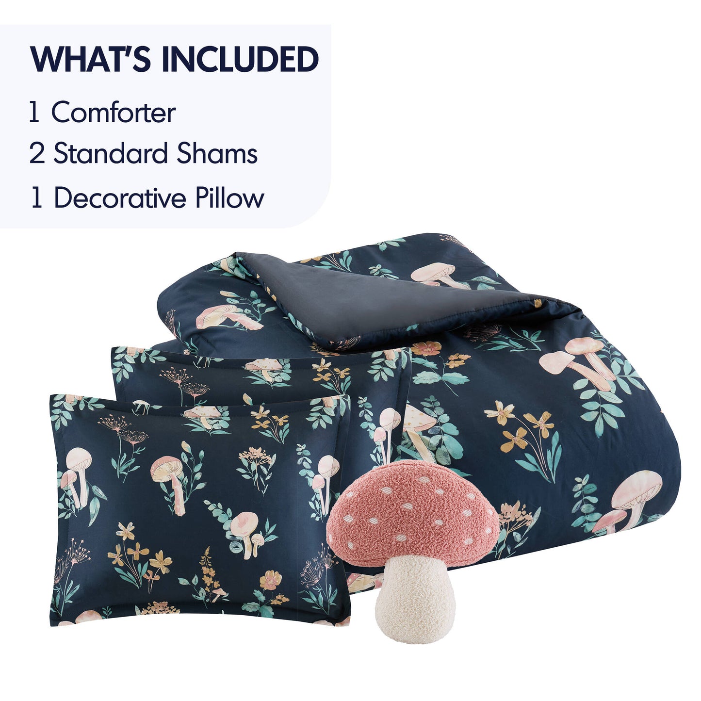 Gwen Mushroom Garden Comforter Set