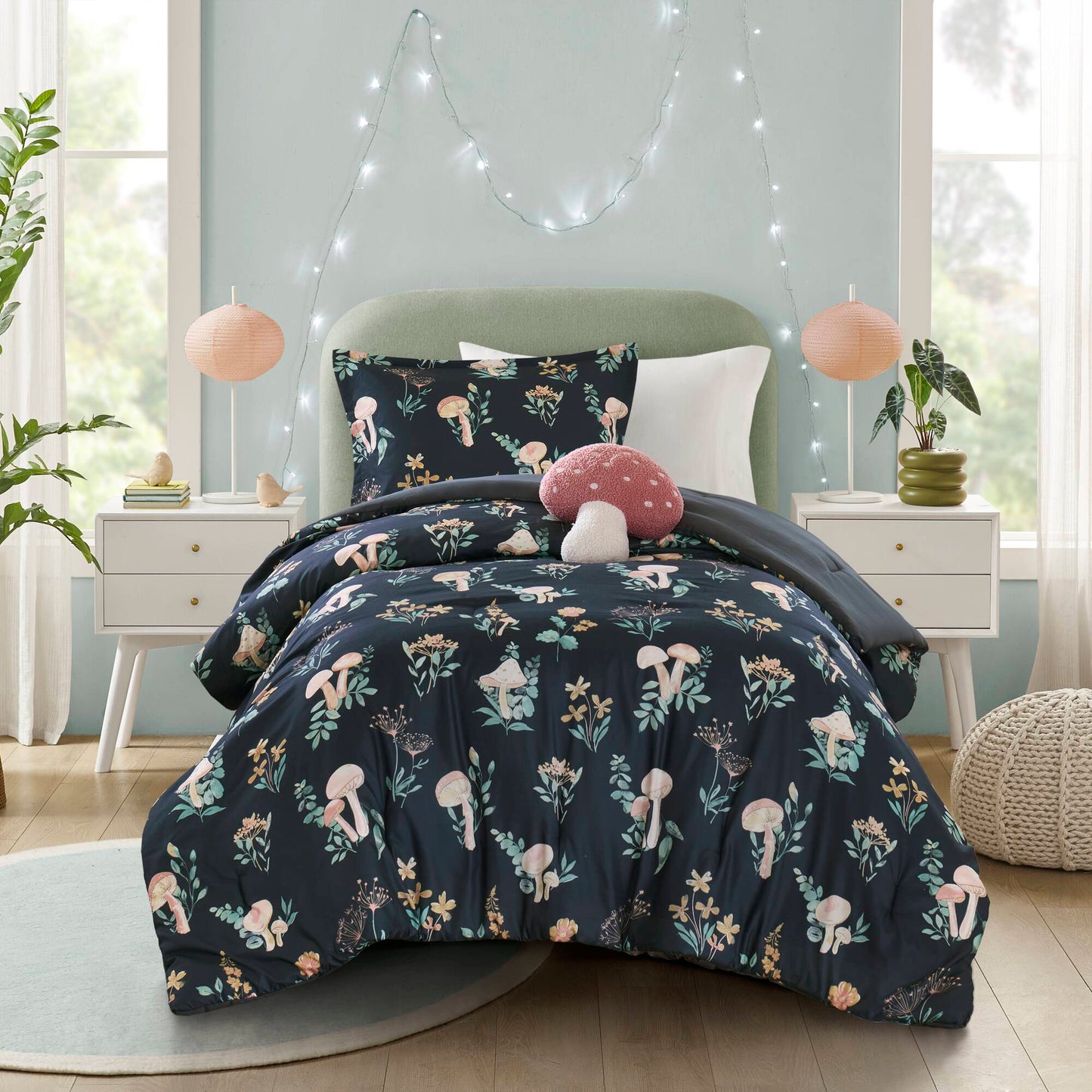 Gwen Mushroom Garden Comforter Set