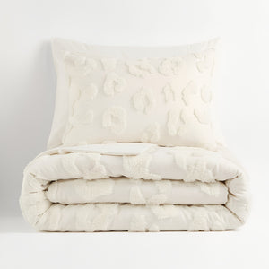 Larissa Animal Chenille Duvet Cover Set