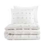 Lucy Clip Jacquard Duvet Cover Set