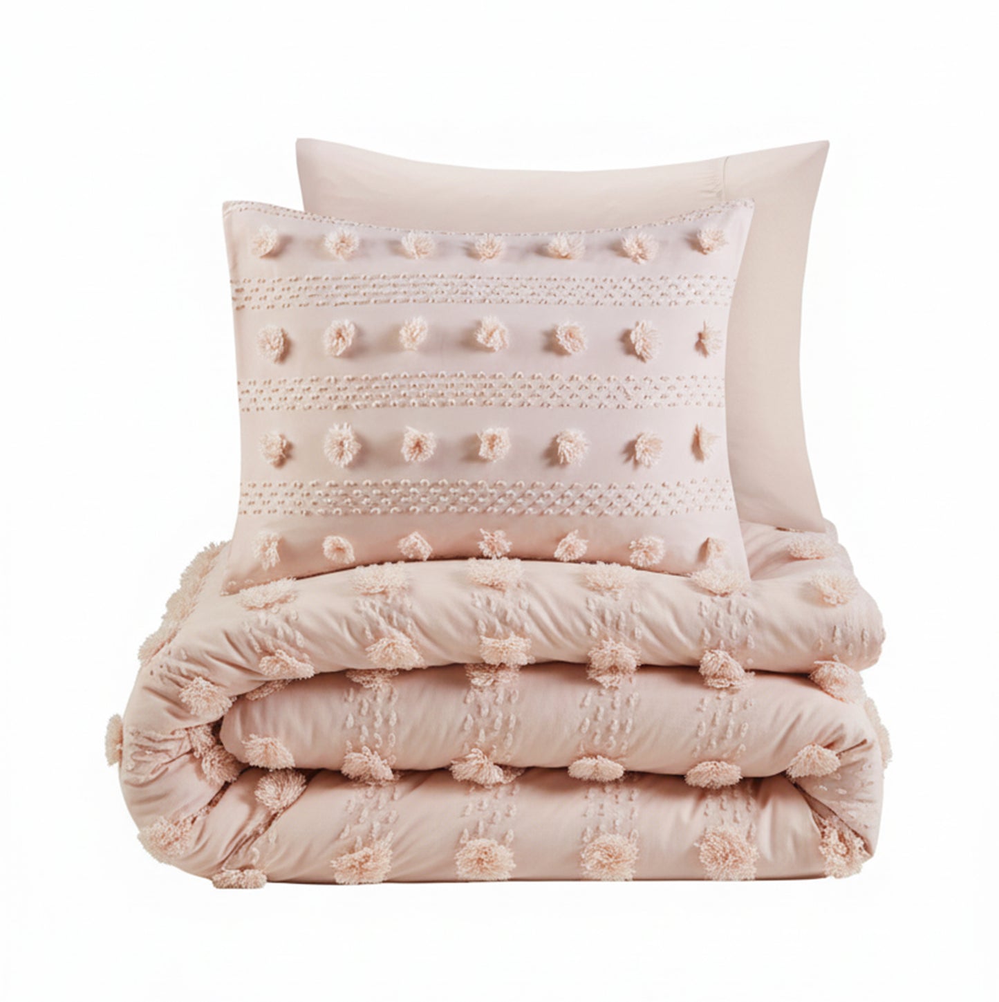 Lucy Clip Jacquard Duvet Cover Set