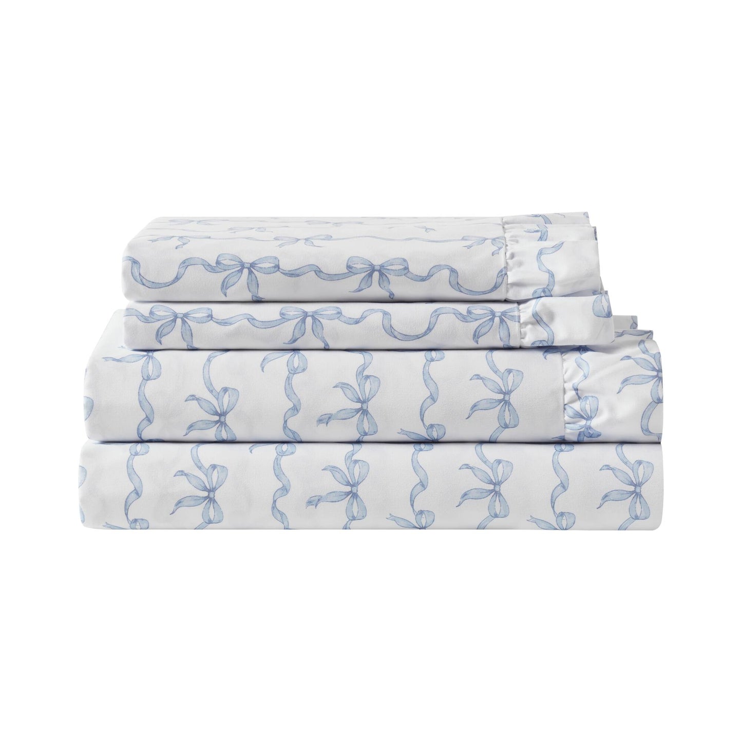 Microfiber Ruffle MF Solid Ruffled Hem Sheets