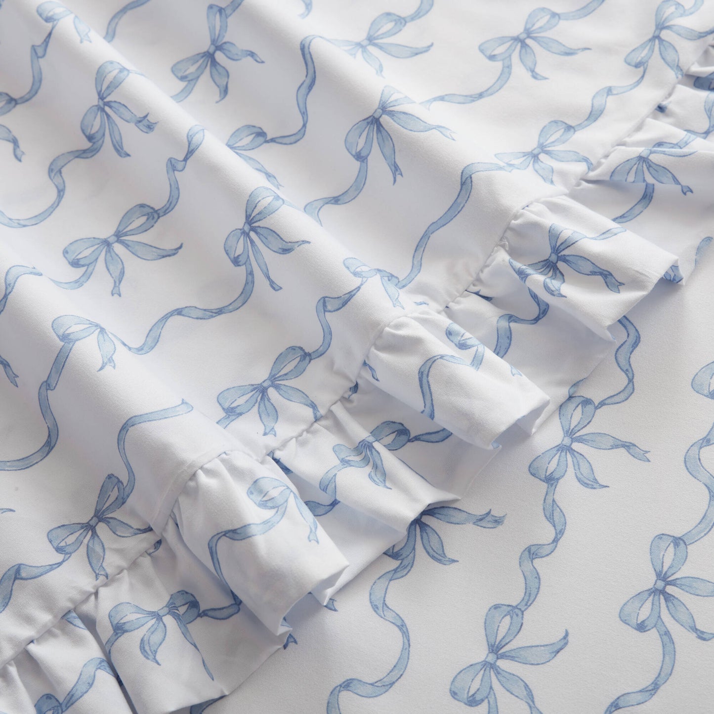 Microfiber Ruffle MF Solid Ruffled Hem Sheets
