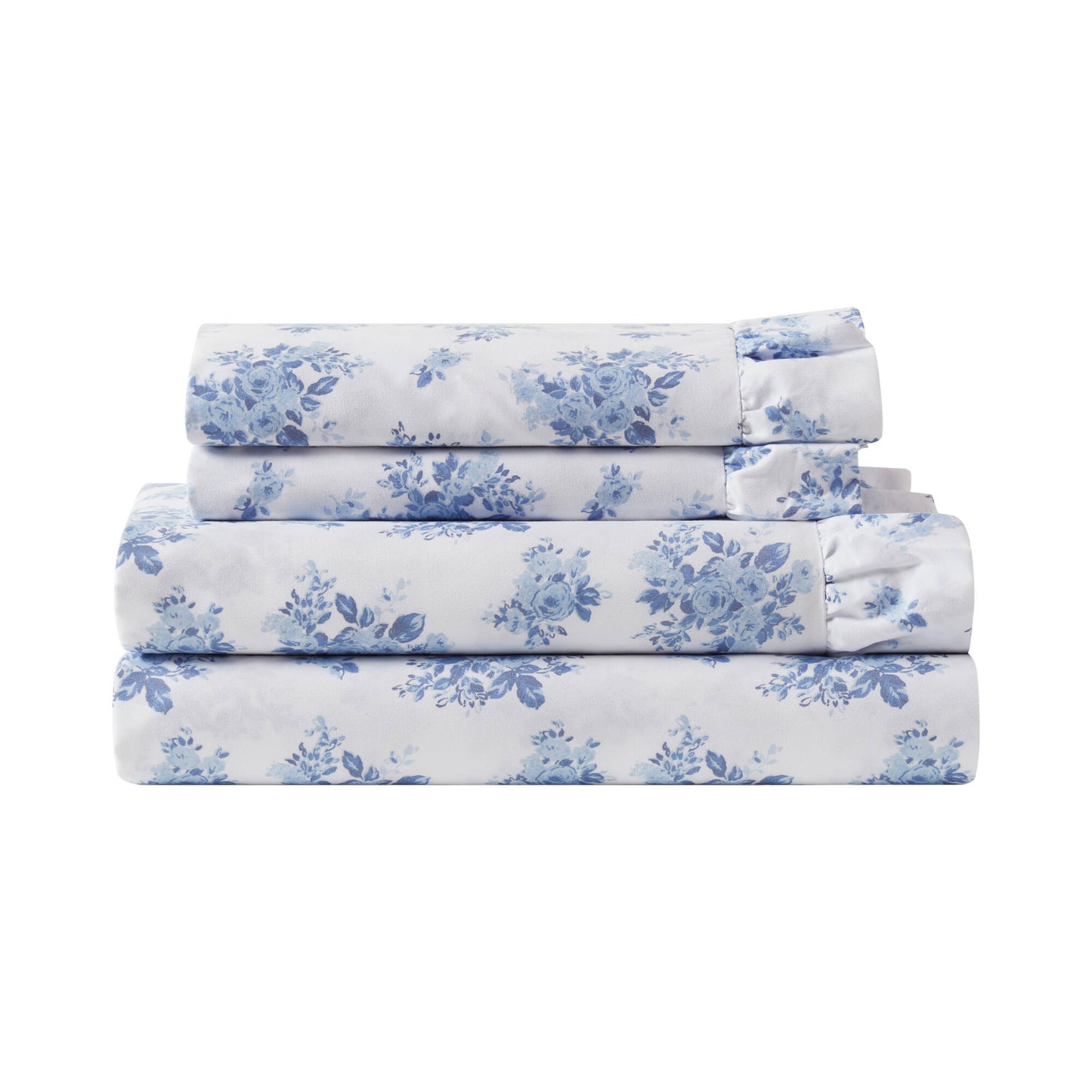 Microfiber Ruffle MF Solid Ruffled Hem Sheets