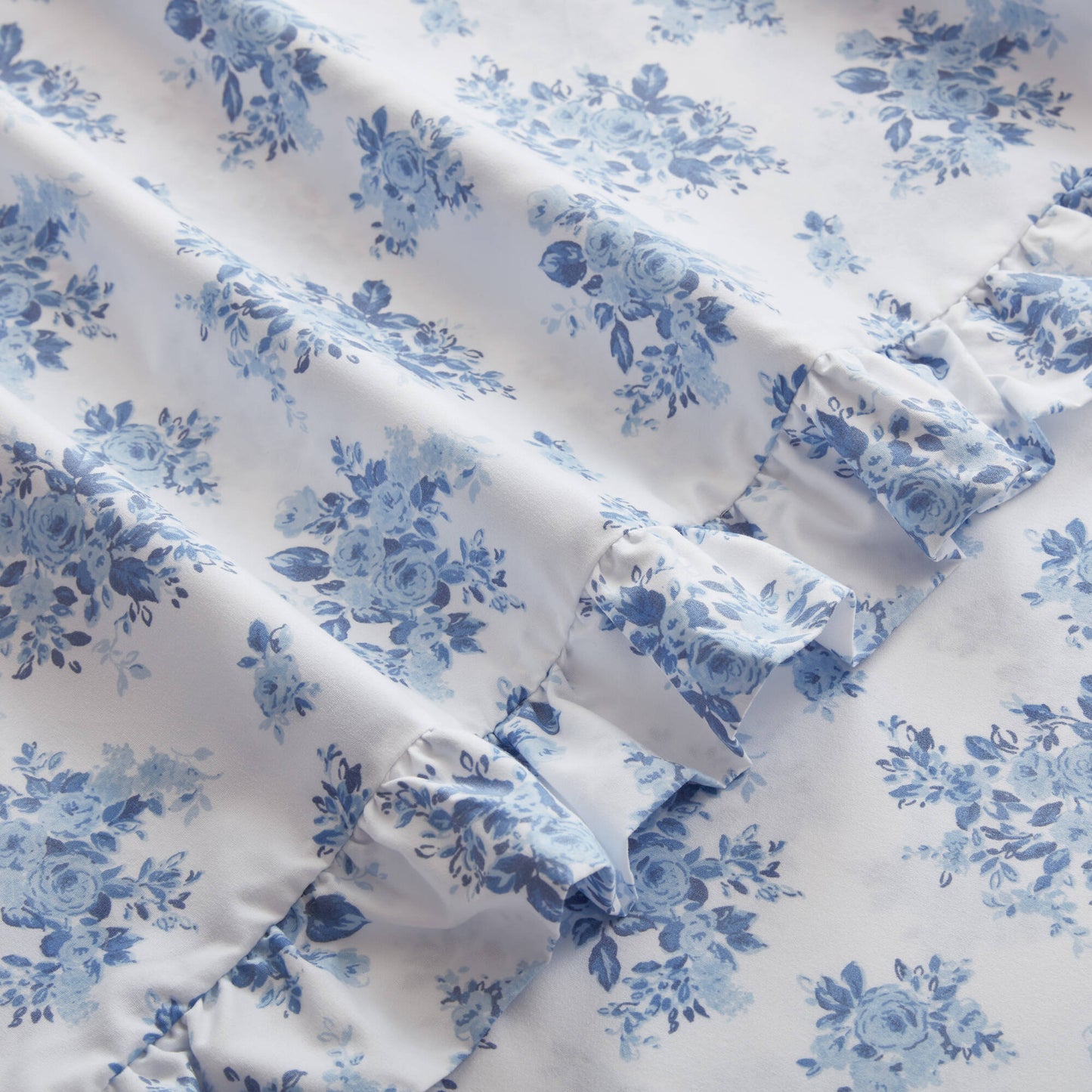 Microfiber Ruffle MF Solid Ruffled Hem Sheets