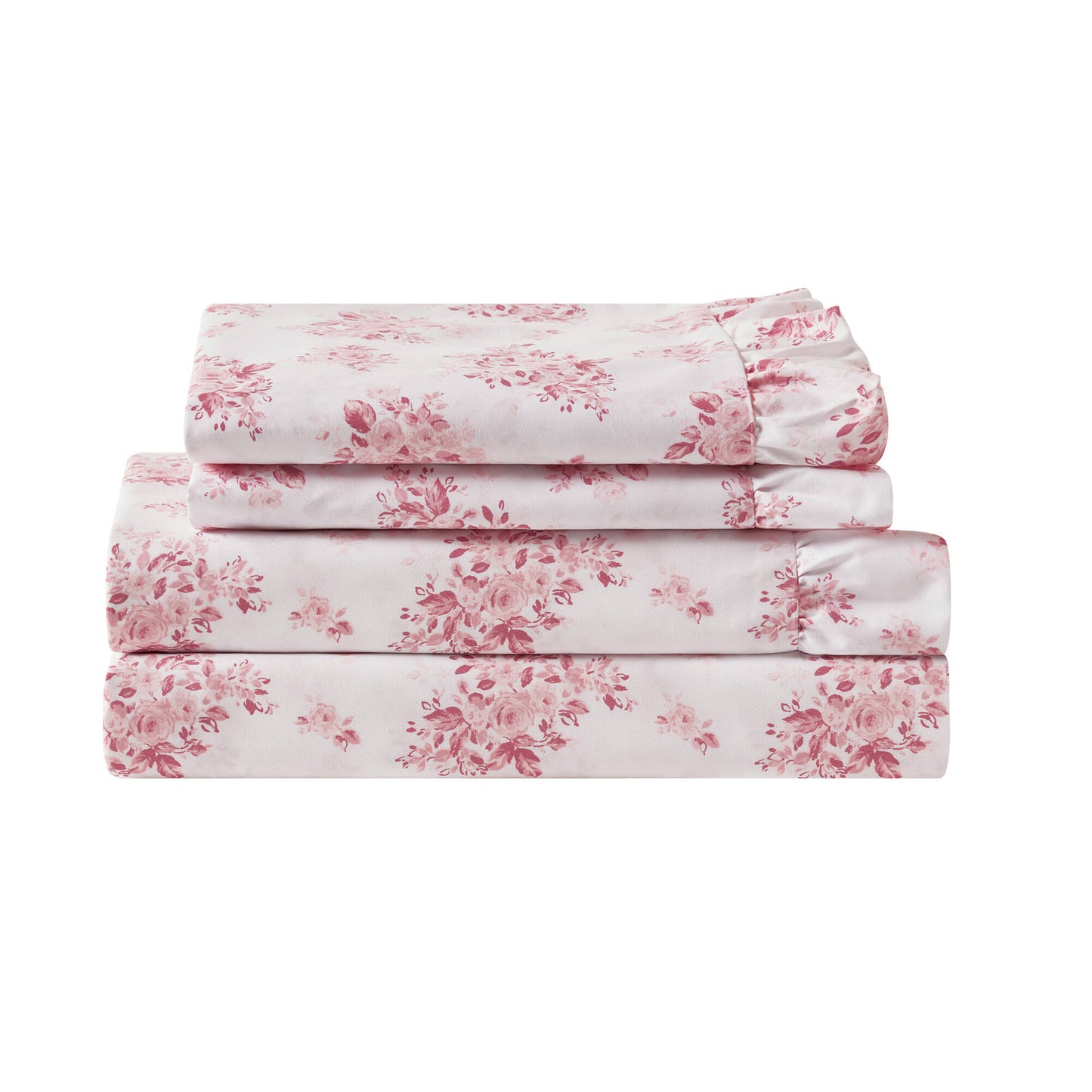 Microfiber Ruffle MF Solid Ruffled Hem Sheets