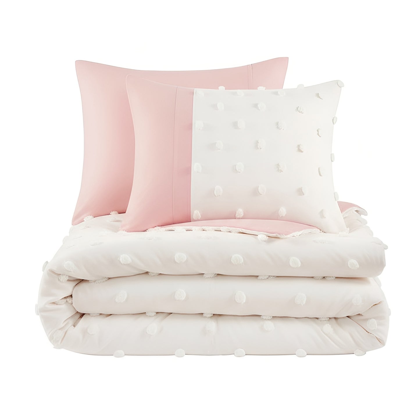 Shay Colorblock Clip Jacquard Duvet Cover Set