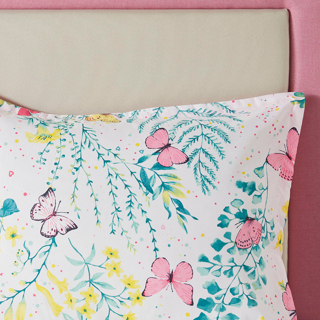 Cynthia Printed Butterfly Comforter Set