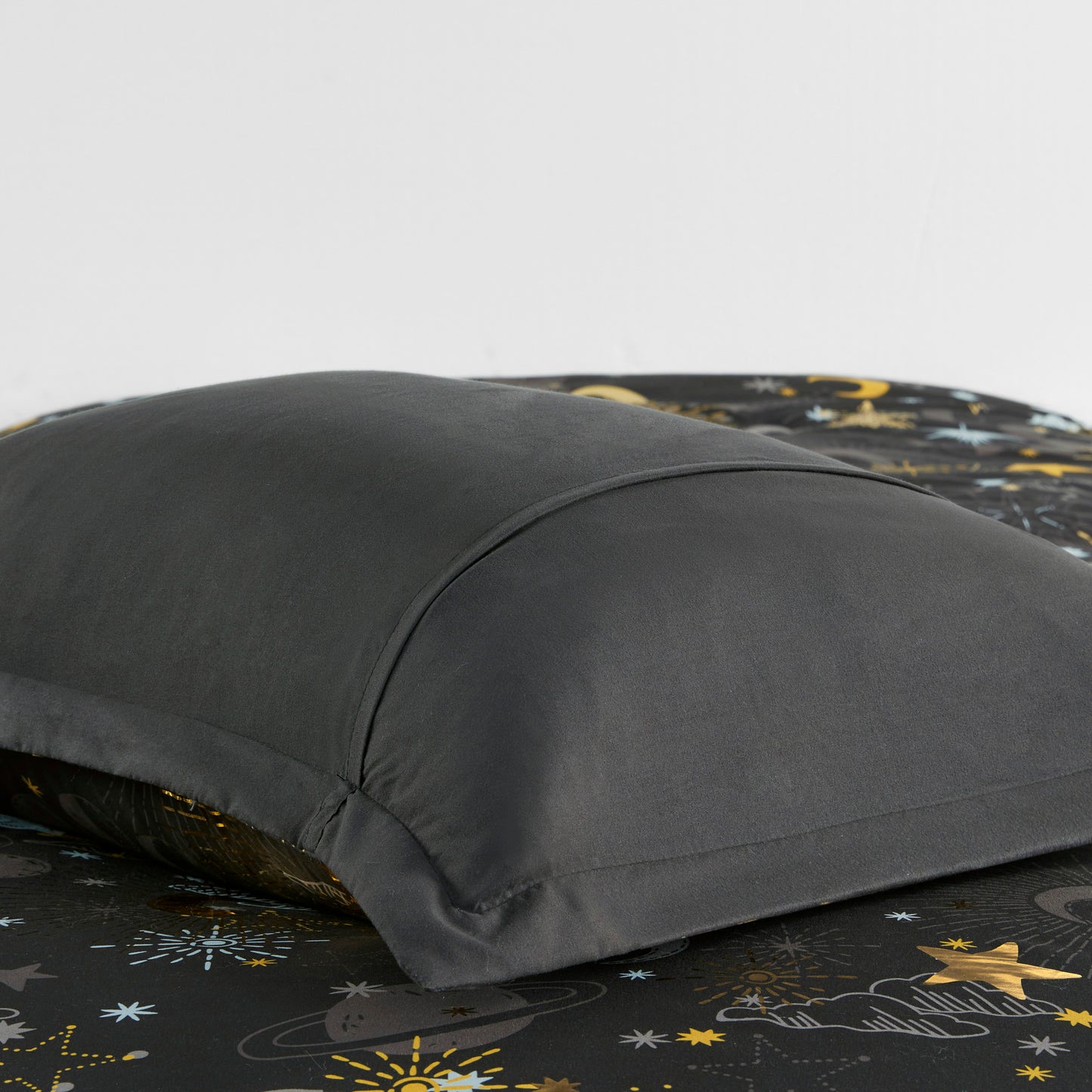 Celia Starry Sky Metallic Comforter Set with Throw Pillow