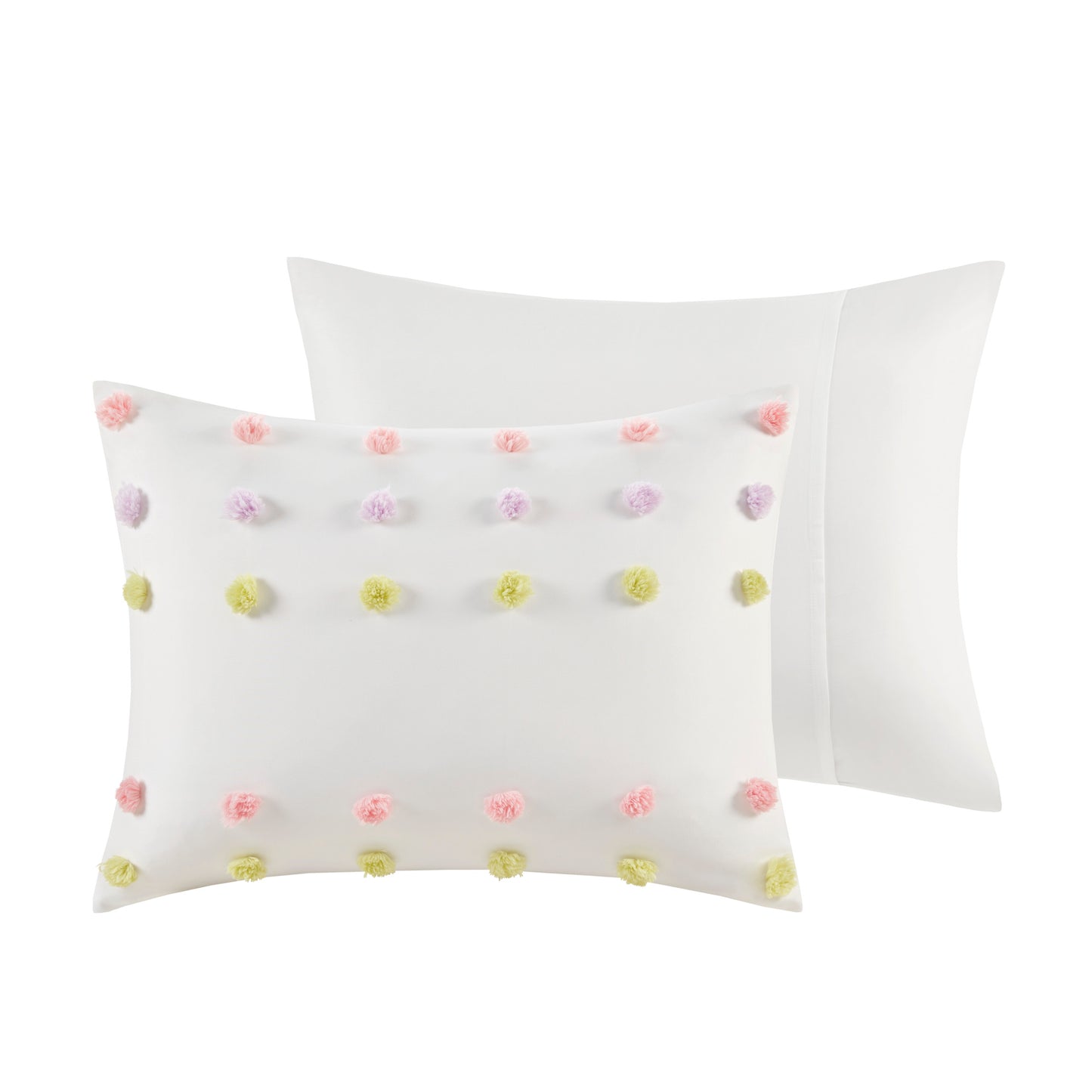 Cora Pompom Clip Jacquard Duvet Cover Set