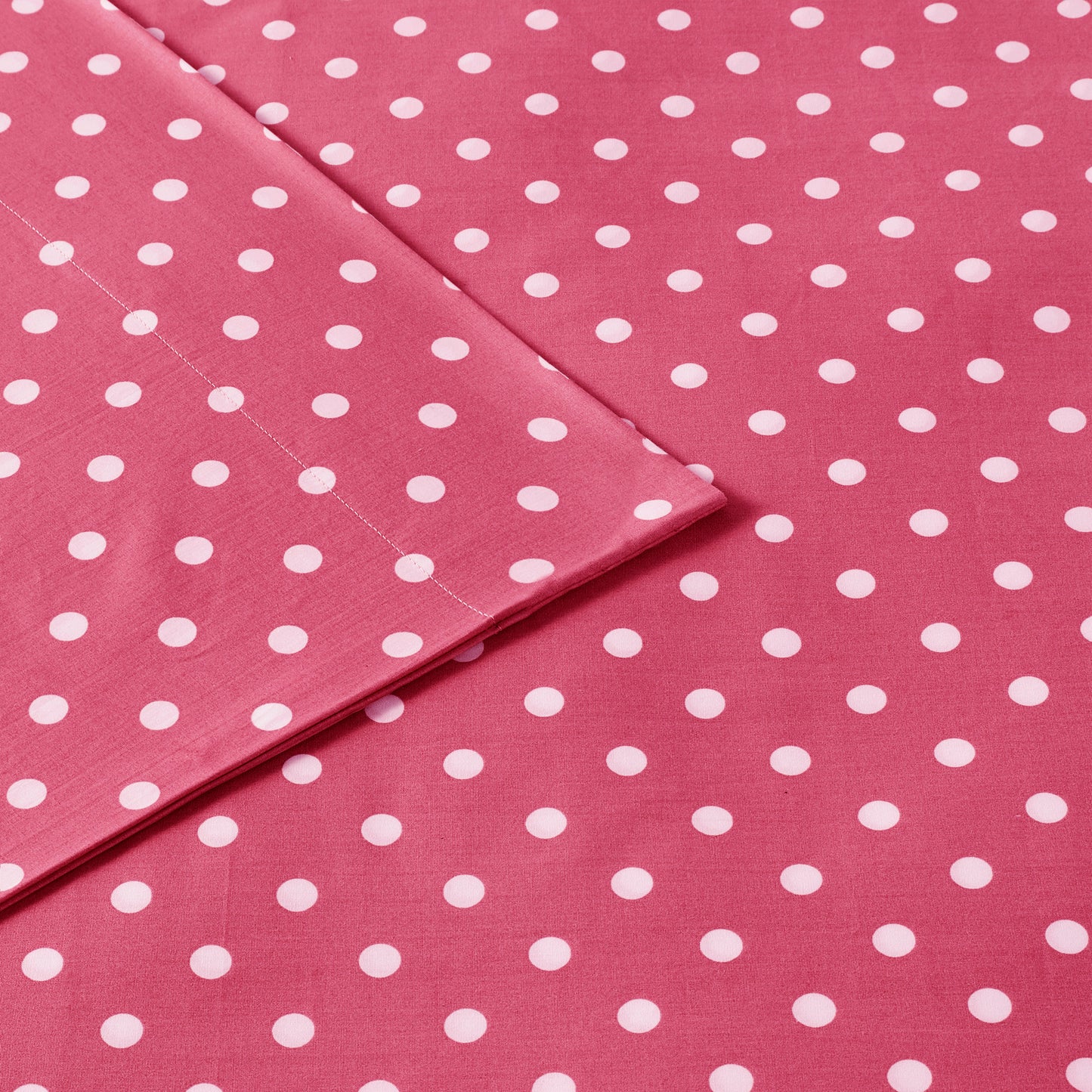 Polka Dot Printed 100% Cotton Sheet Set