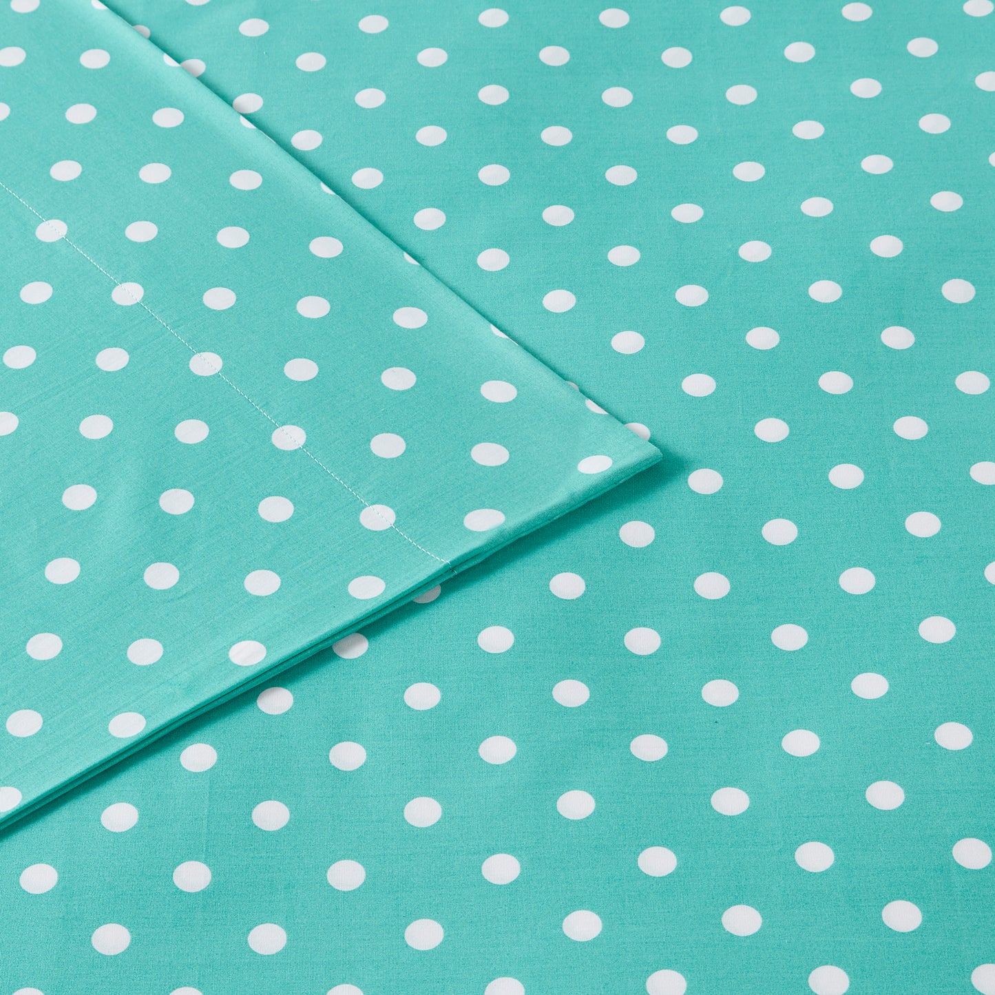 Polka Dot Printed 100% Cotton Sheet Set
