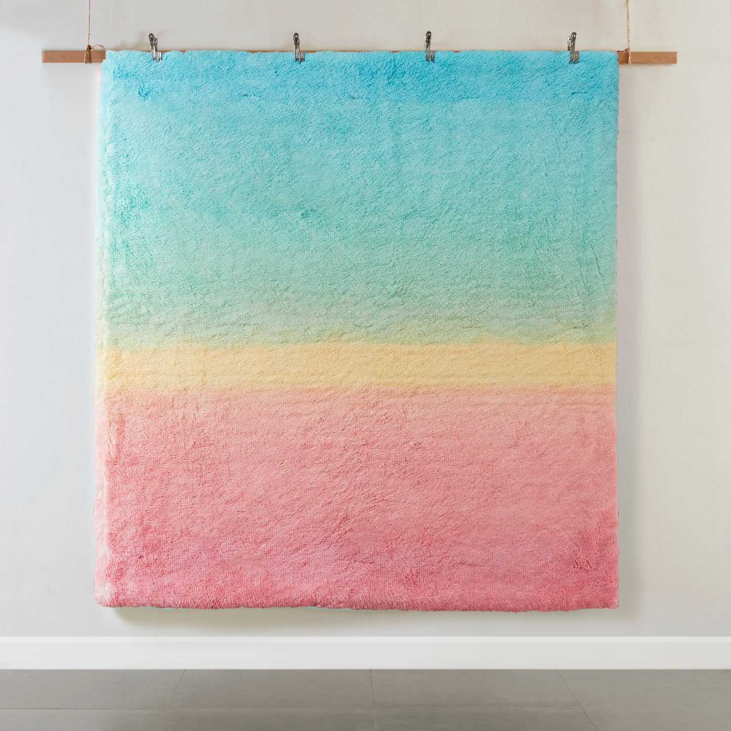Primrose Ombre Shaggy Faux Fur Comforter Set
