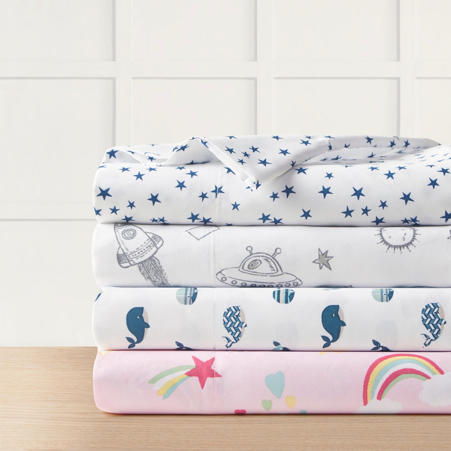 Printed Microfiber Sheet Set
