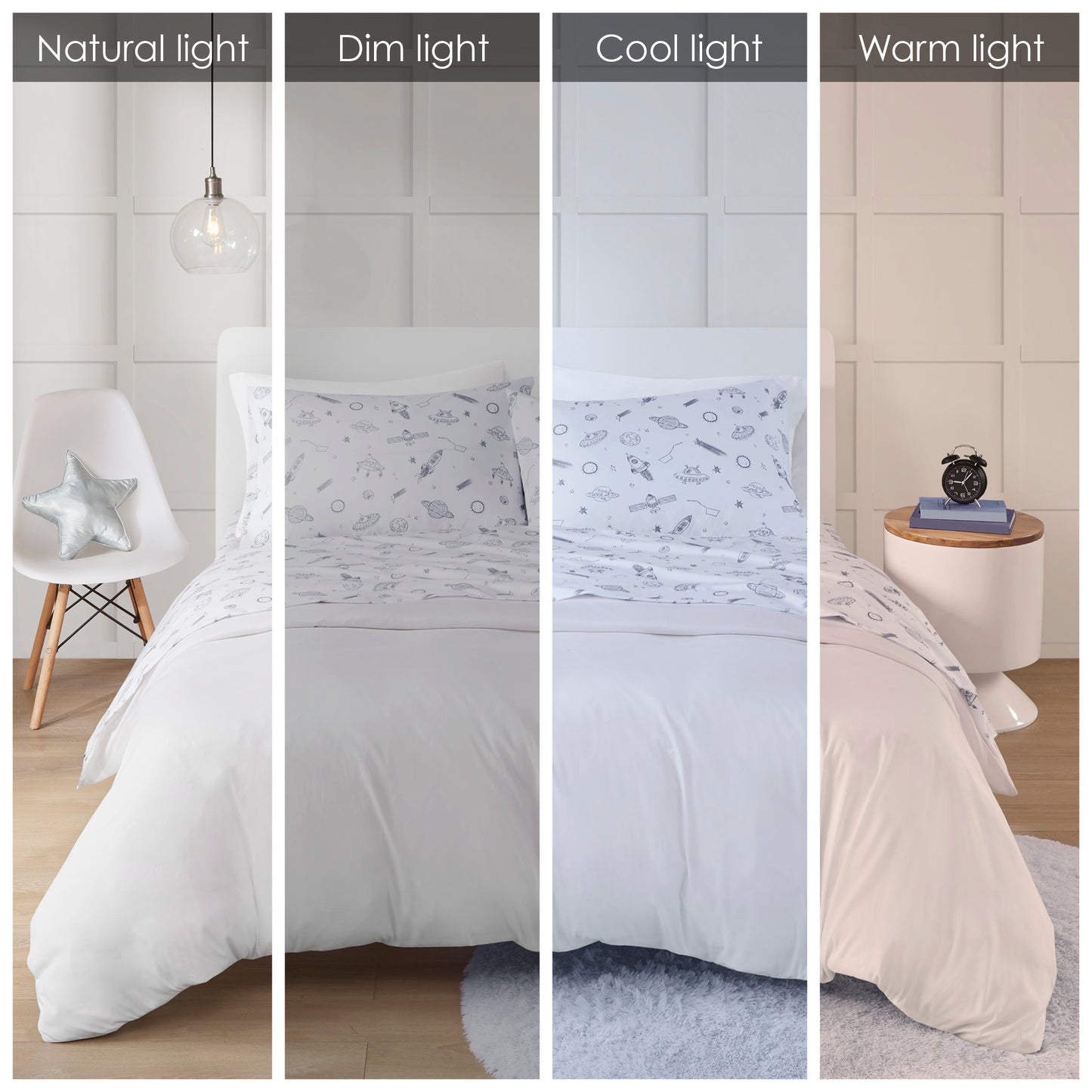 Printed Microfiber Sheet Set