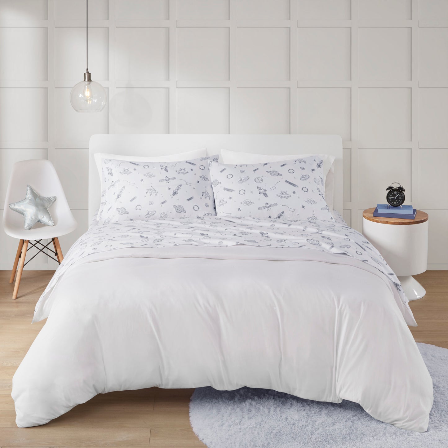 Printed Microfiber Sheet Set