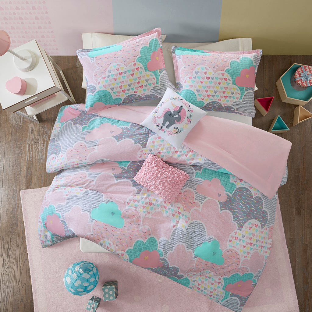 Cloud Cotton Printed Comforter Set
