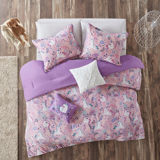 Lola Unicorn Cotton Comforter Set