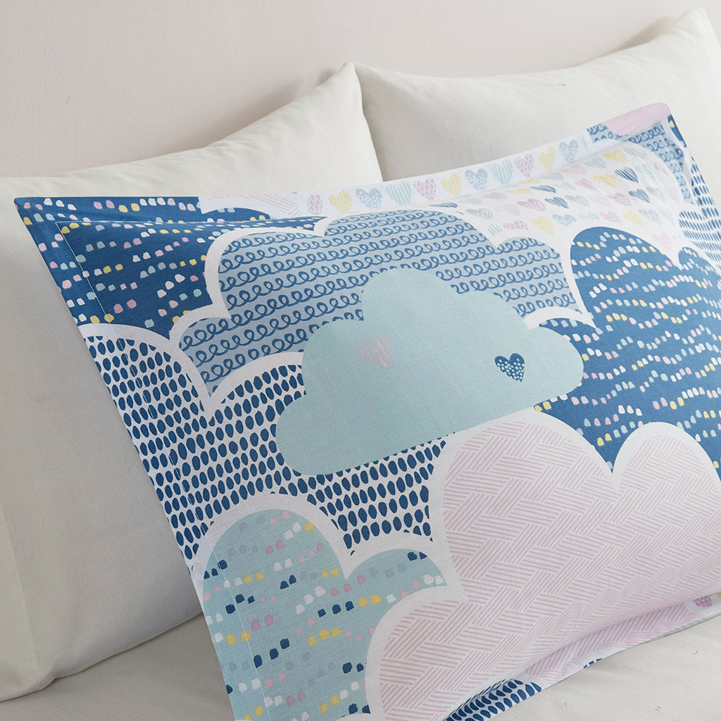 Cloud Cotton Printed Duvet Cover Set