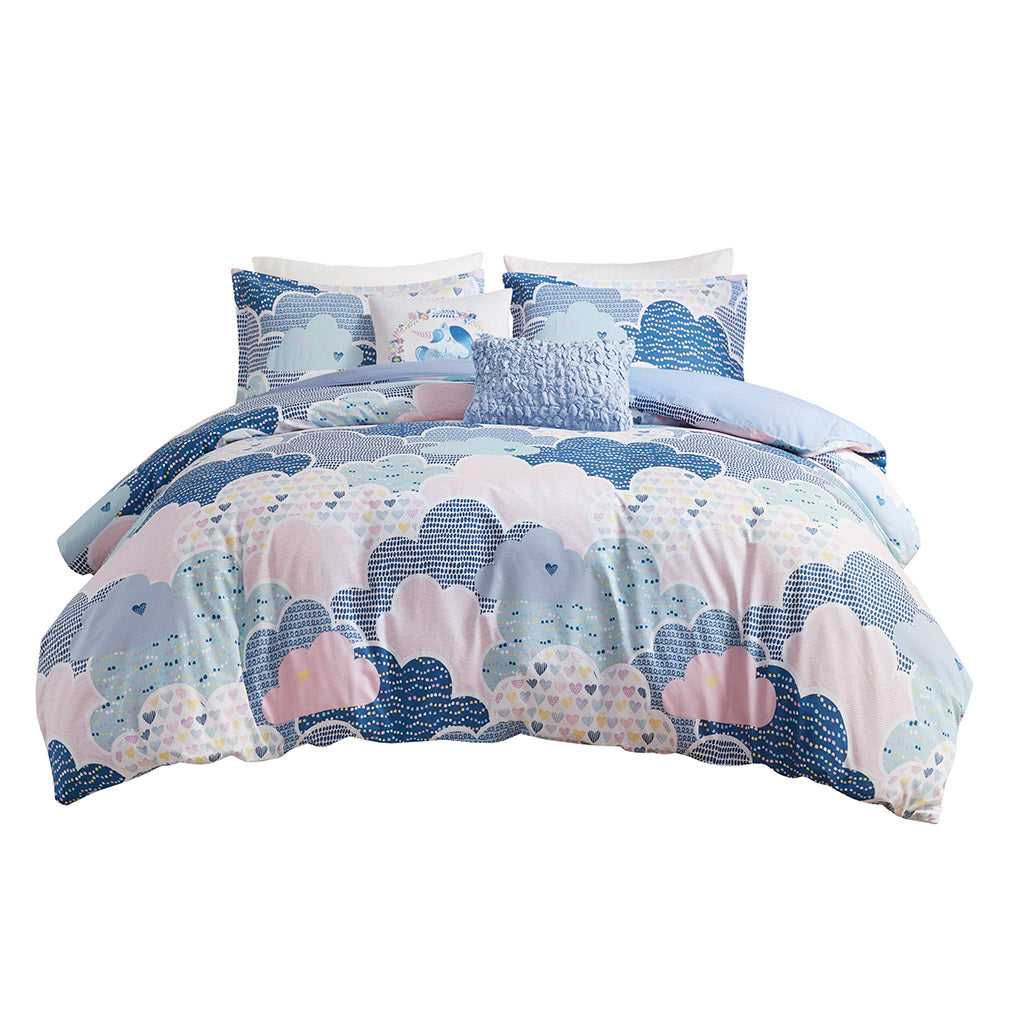 Cloud Cotton Printed Duvet Cover Set